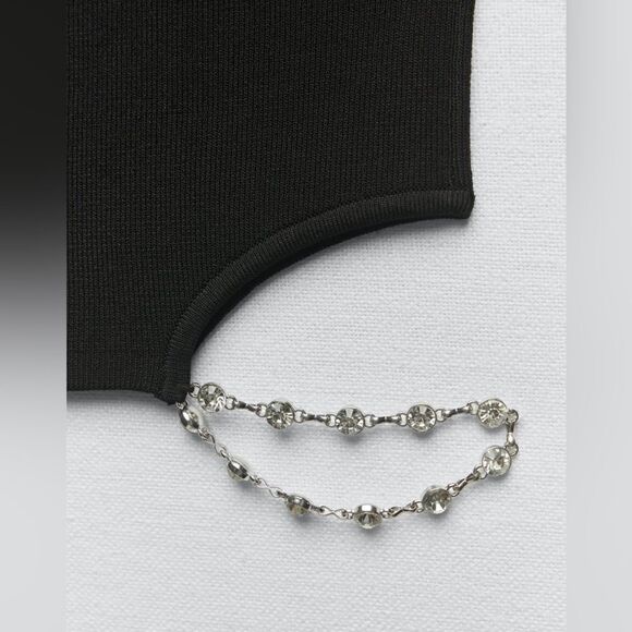 ZARA CUT OUT KNIT TOP - Picture 12 of 12